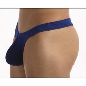 Vintage N2N Bodywear Original SL1 Slinky Thong - Royal blue - Size Small